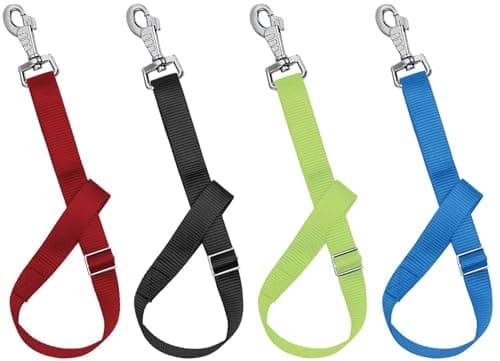GAITWIN Horse Bucket Strap Hangers,Horse Suppliers Adjustable Nylon Straps up to 700 lbs for Hay Nets, Water Buckets,Hanging-Pratical and Easy Use(4 Pack), 1"x22"