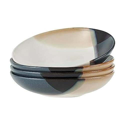 Mikasa Gourmet Basics by Mikasa Caden Set of 4 Pasta Bowls, 8 Inch