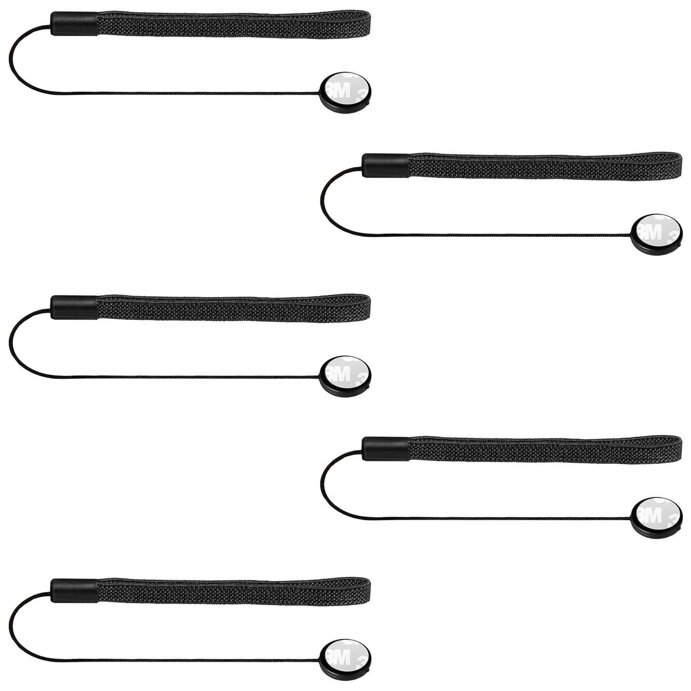 Altura Photo 5 Pcs Lens Cap Leash - Keeper Tether Holder for Canon Sony Nikon Sigma Tamron DSLR & Mirrorless Camera Lenses