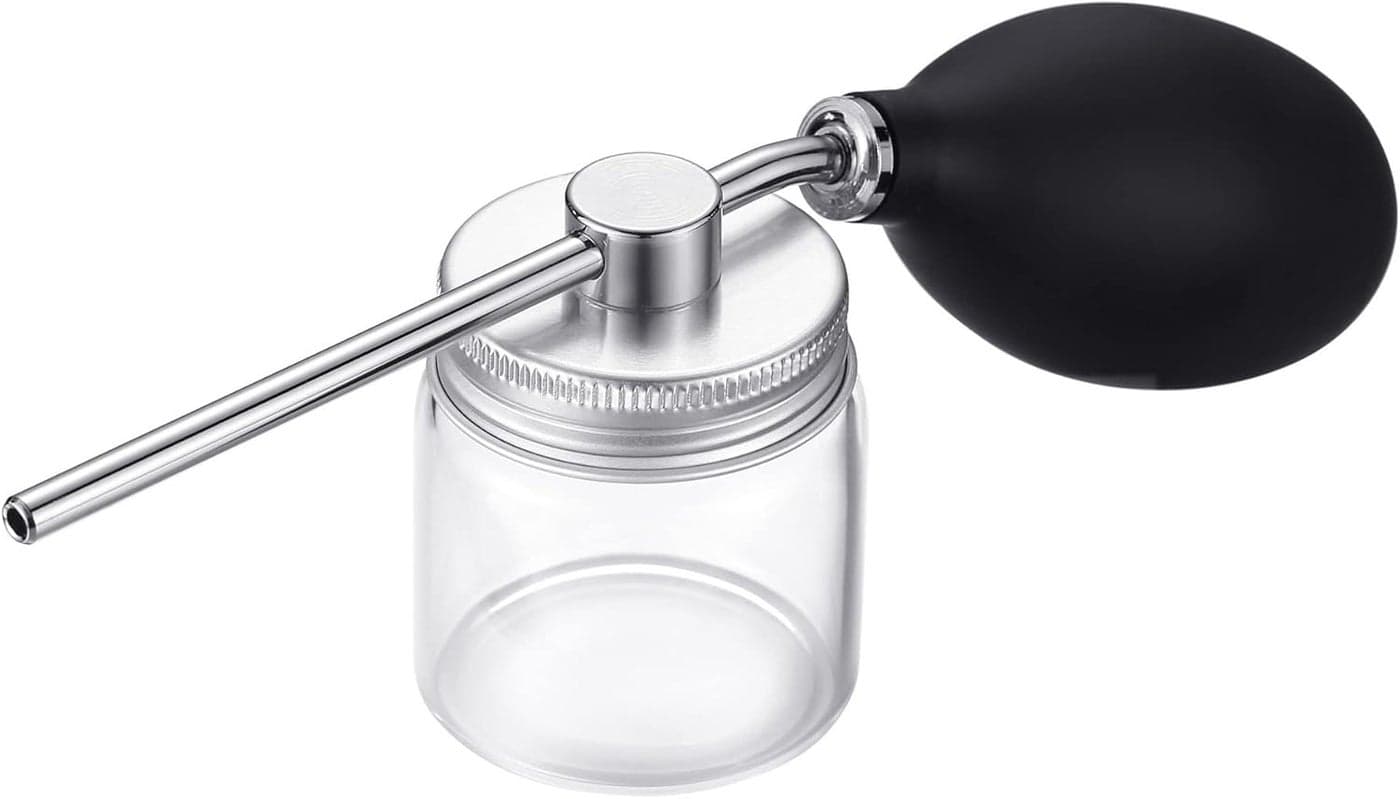 Aethland Powder Spray Bottles, Hair Building Fibers Spray Bottle,Applicator Portable Hairdressing Tools, Refillable Hair Fiber Applicator Salon Hair Styling Supplies