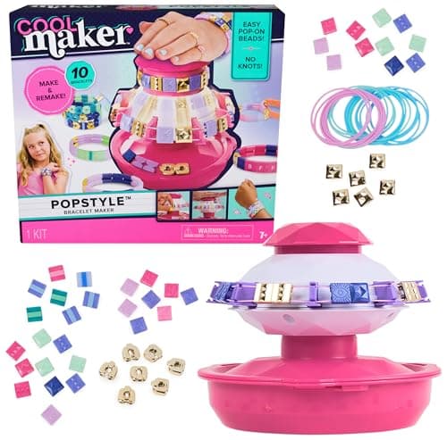 Cool Maker PopStyle Bracelet Making Kit with 170 Beads Make Remake 10 Packaging May Vary Arts and Crafts Jewelry Kit Kids Toys for Ages 7 and up