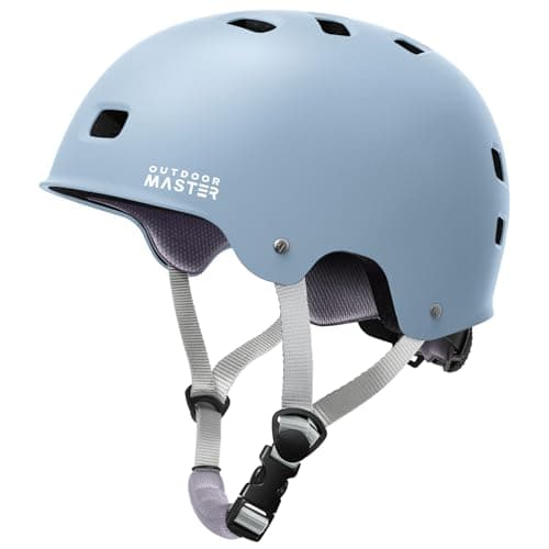 OutdoorMaster Skateboard Cycling Helmet Two Removable Liners Ventilation MultiSport Scooter Roller Skate Inline Skating for Kids Youth Adults