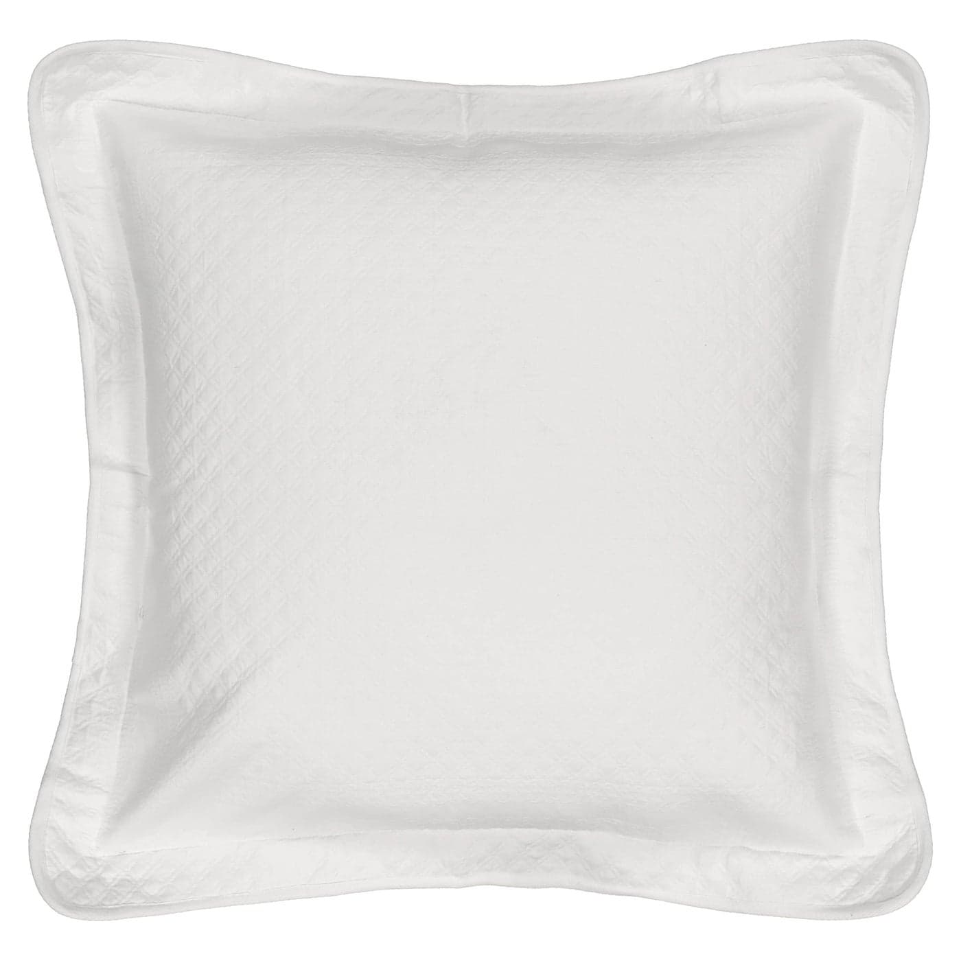 HISTORIC CHARLESTON King Charles Modern Farmhouse Floral Matelasse Decorative Pillowcase 100 Cotton Breathable Bedding Euro Sham 26 x 26 White