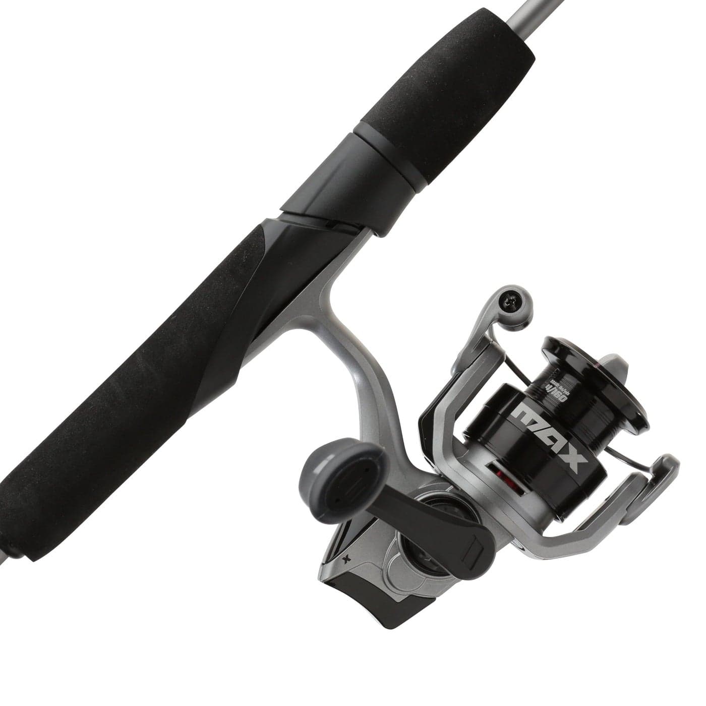 Abu Garcia 56 Max X Spinning Reel and Fishing Rod Combo Size 750 Reel 5 Stainless Steel Ball Bearings Smooth Oil Felt Front Drag System Lightweight Composite Rod Blank
