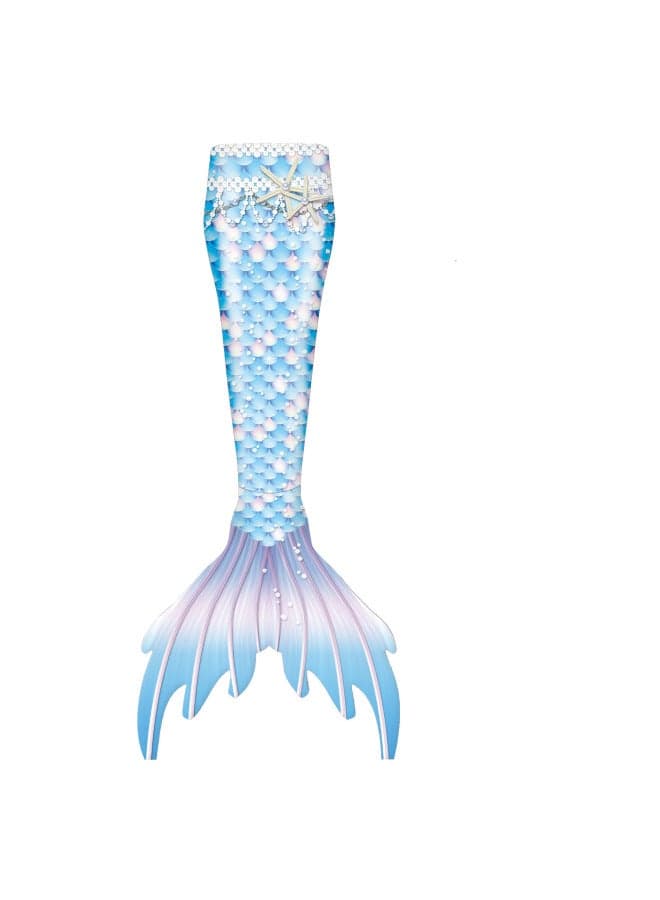 Children's Mermaid Swimsuit Girls Mermaid Swimsuit Mermaid Princess Suit Mermaid Tail Performance Suit-Color:E420 Single Tail-