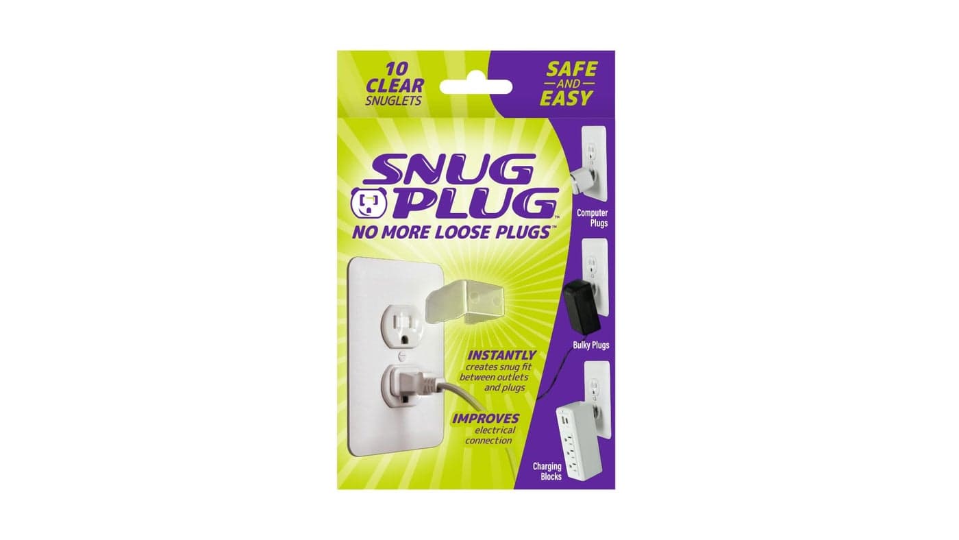 Snug Plug Your Loose Outlet Fix 10Pack Clear