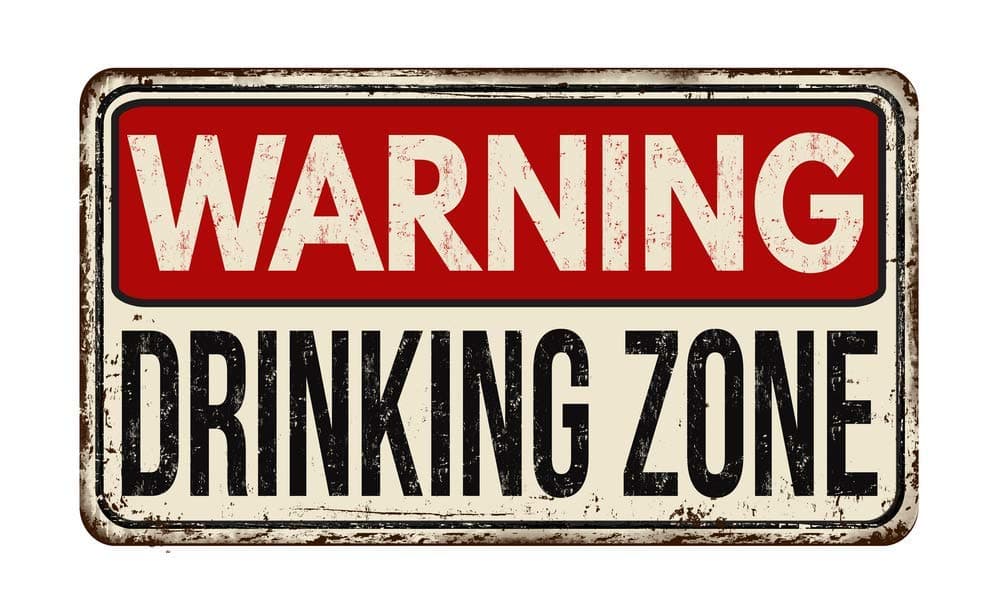 5 Ace warning drinking zone Poster Sticker|Inspirational poster|Motivational |Poster about life|Poster for living room,bed room,home,gym,office|self adesive poster