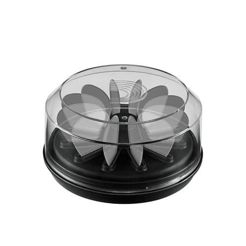 D'Addario Guitar Pick Holder 360, Case for Up to 12 Picks, Clear Lid, Gift for Musicians