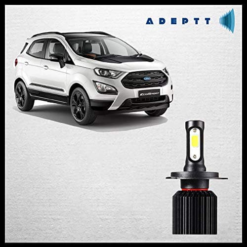 Adeptt H8/H11/H16 Super Bright Ultrawhite LED 6500K Fog Light Bulbs (White) for FORD ECO SPORT