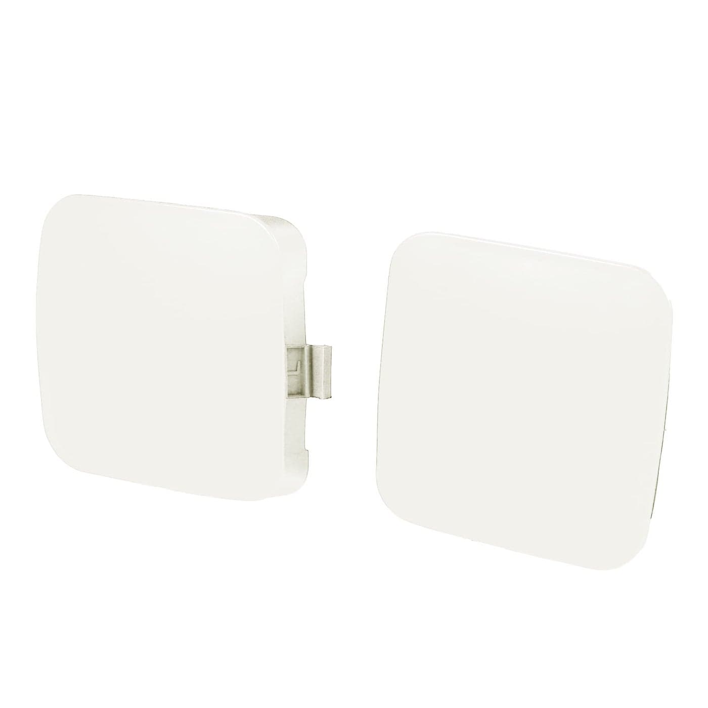 X AUTOHAUX 1 Pair Car Front Left Right Bumper Tow Hook Cover 532850R020 532860R020 for Toyota RAV4 2009 2010 2011 2012 Tow Hook Eye Lid Cover Trailer Cap White