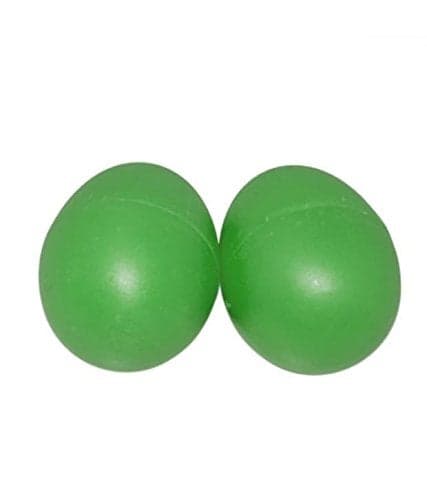 Kadence Musical Egg Shaker (5.7 CM Height), Musical Percussion Instruments Pack of 2 (Green)