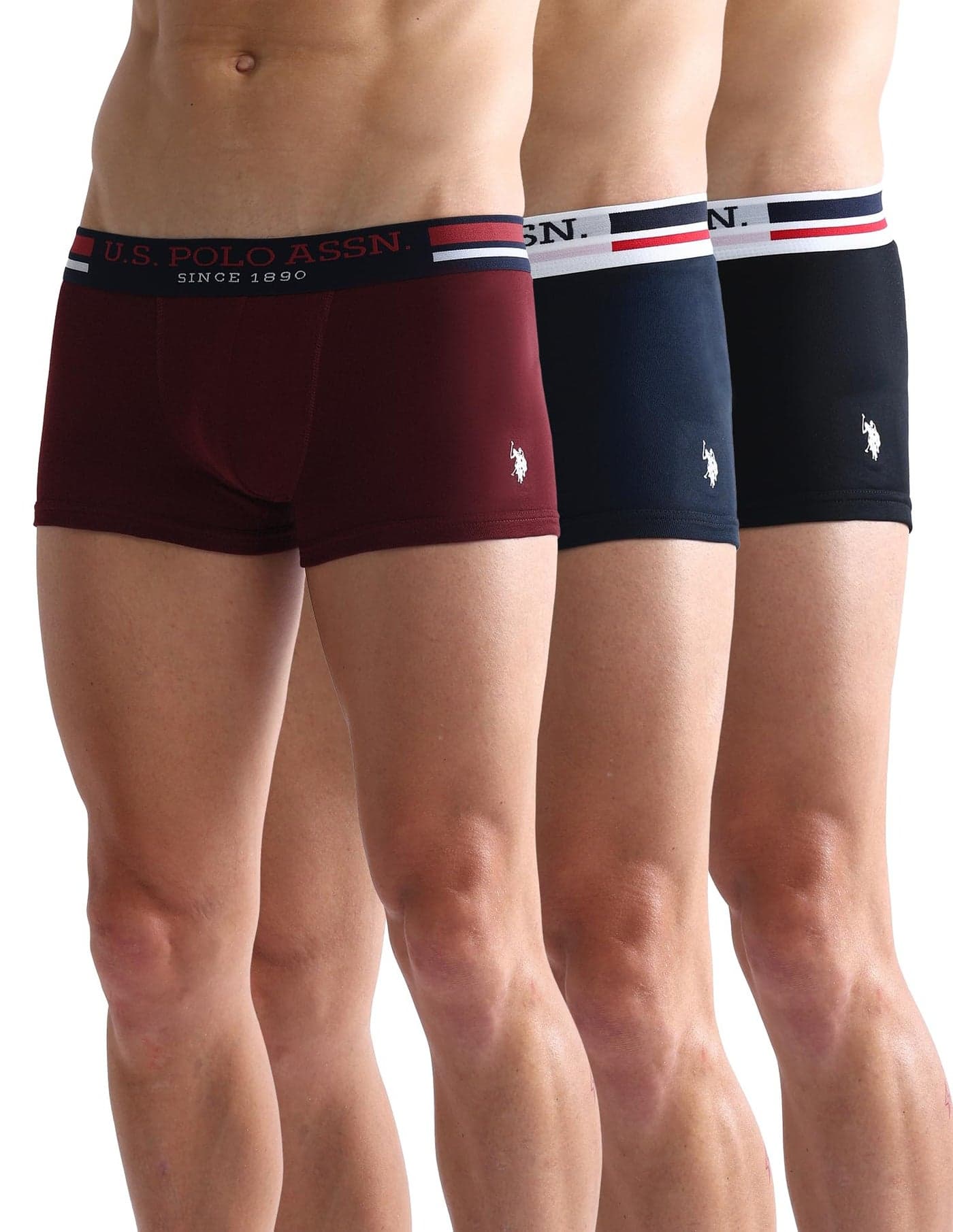 U.S. POLO ASSN. Mens I641 Anti Microbial Essential Boxer Underwear Brief -Pack of 1