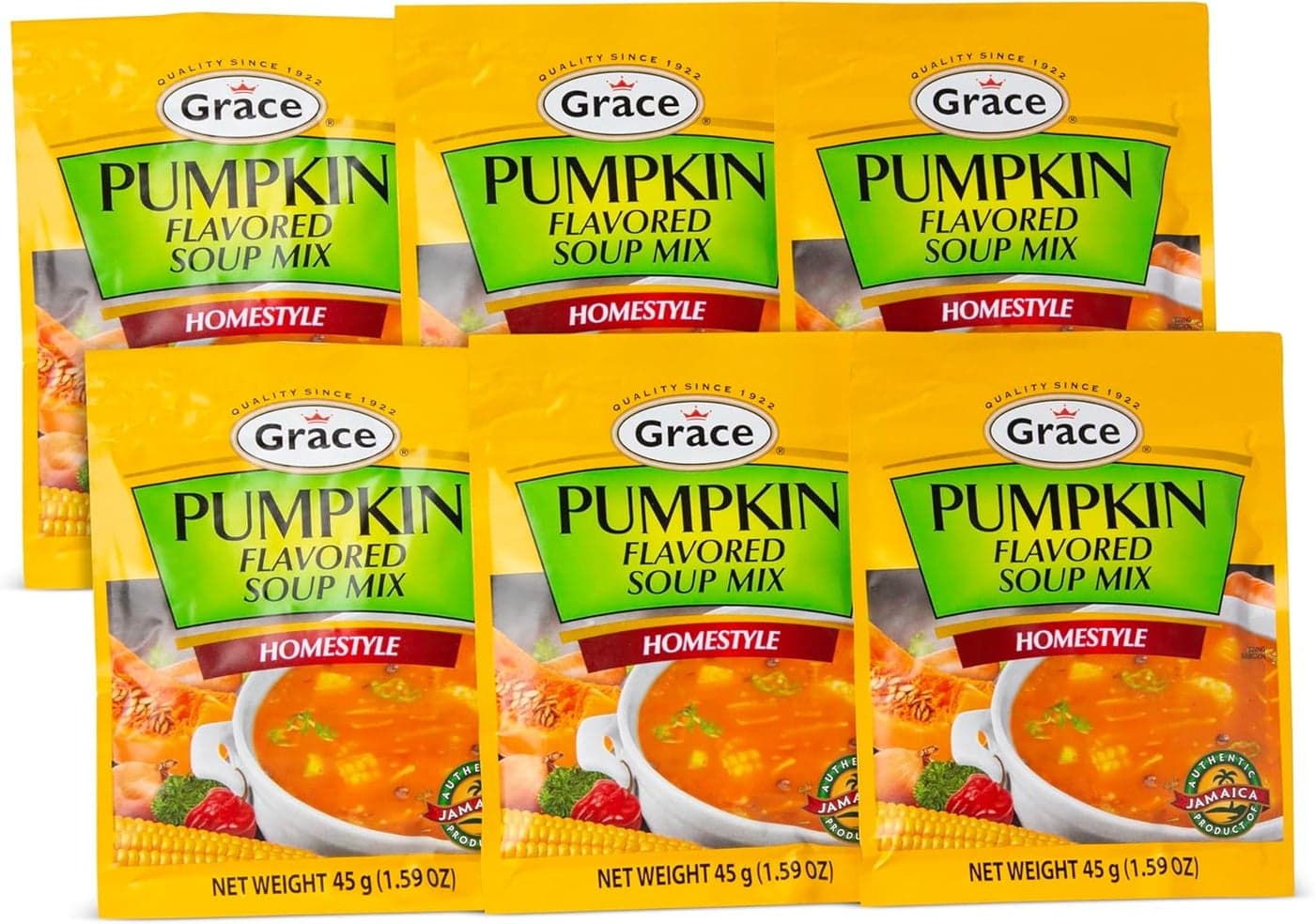 Grace Homestyle Pumpkin Flavored Soup Mix - Pack of 6