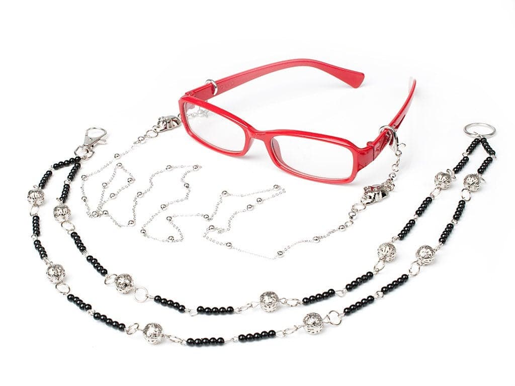 Cosfun Men's Grell Sutcliff Glasses frame & Chain Cosplay Accessories mp000589