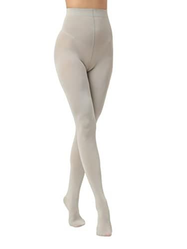 EVERSWE Women's 80 Den Soft Opaque Tights, Women's Tights (S/M, Grey)