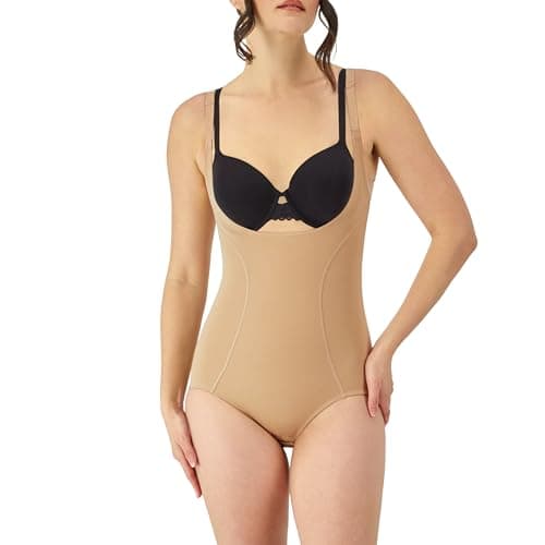 Maidenform womens Ultimate Slimmer Your Own Bra Briefer Fl2656 shapewear bodysuits, Body Beige, Small US