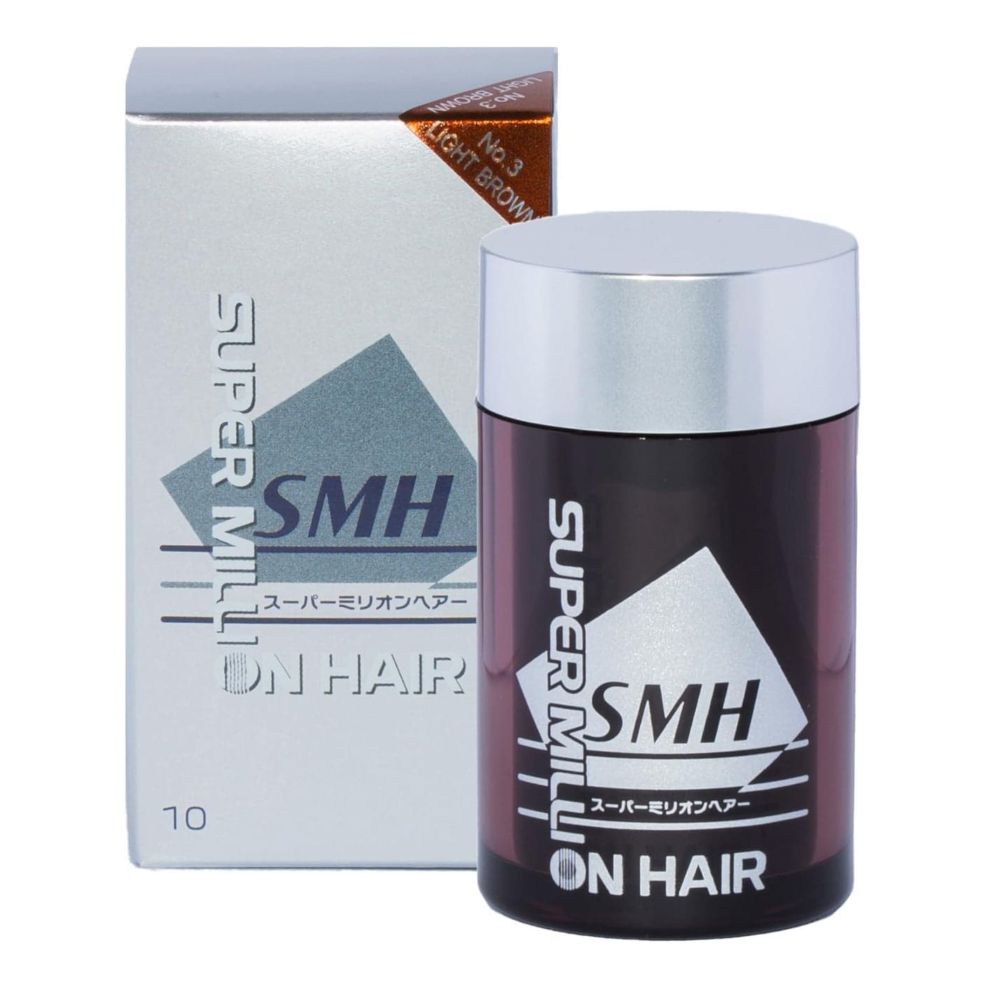 Super Million Hair Building Fibers 10g Hair Thickener for Thinning Hair Natural Hair Powder Water Wind Sweat Proof Conceal Hair Loss in 10 Seconds for Women Men SMH10 03