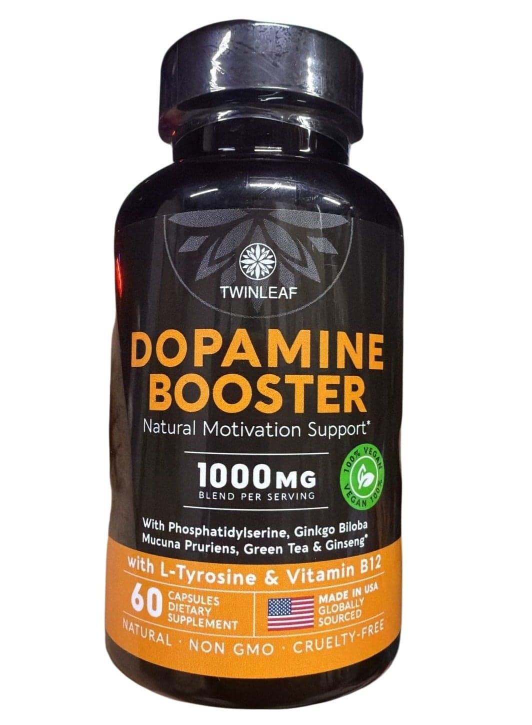 Dopamine Booster, 1000mg - 60 Capsules