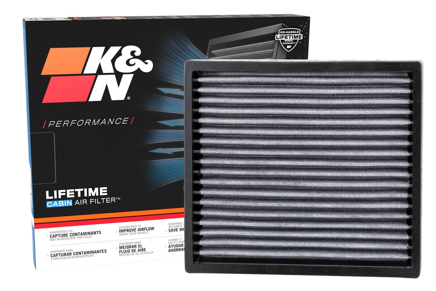 KN LIFETIME Cabin Air Filter Premium Washable Clean Air for your Cabin Compatible with 20062024 DAIHATSUJaguarLand RoverLexus See Producr Descriptions for Select Models VF2000