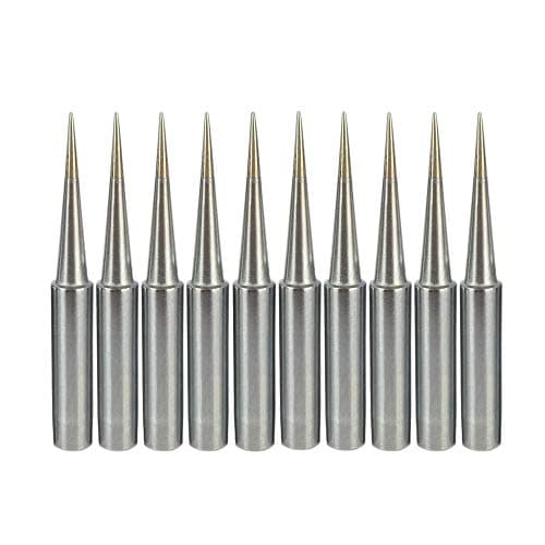 SolderFun 10X 900M-T Soldering iron tips For HAKKO 936,937,907 Atten, Quick, Aoyue, Yihua,Vastar,Sywon,Tabiger,SOAIY and X-Tronic soldering station (10 PCS 900M-T-LB)