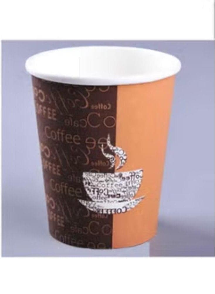 100 Pieces Paper Cup Coffee Cold Drink Tea Disposable Cups 4Oz