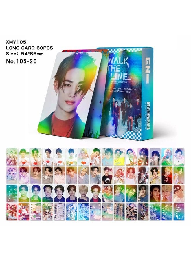 Laser Card Enhypen Flash Card New Special Peripheral Star Holographic Card
