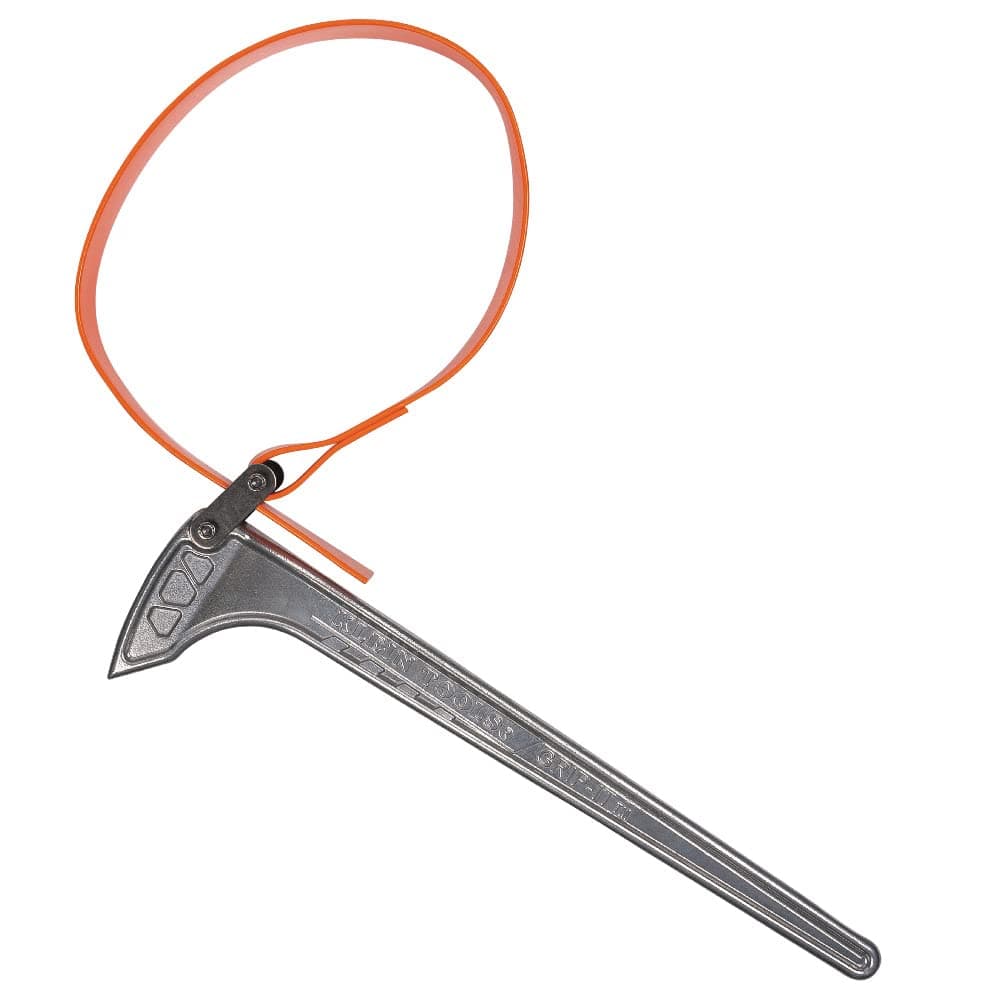 Klein Tools S18HB Strap Wrench Adjustable GripIt Strap Wrench Adjusts 3 to 10Inch 18Inch Handle