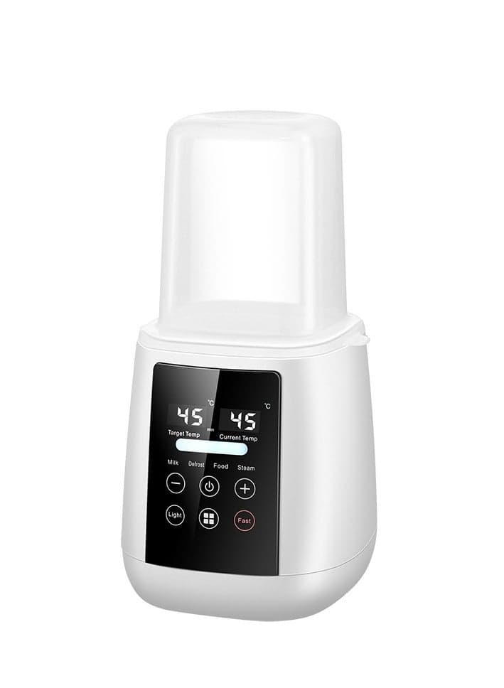 Smart Baby Bottle Warmer, 200W Fast Baby Bottle Warmer, Breast Milk or Formula Warmer, 6-in-1 Digital Bottle Warmer with Timer, Precise Temperature Control