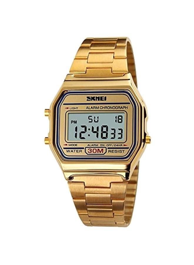 men Stainless Steel Digital Watch 1123