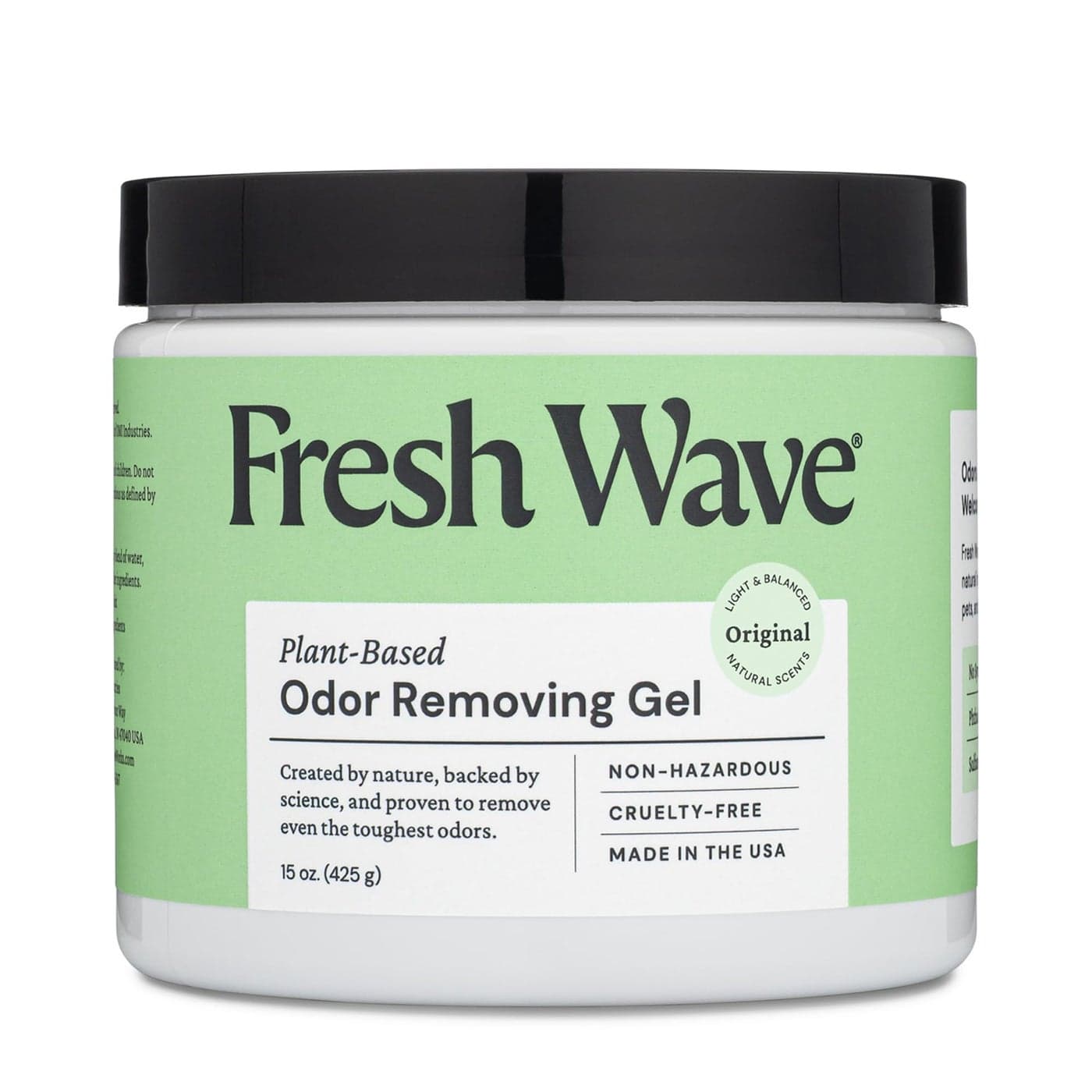 Fresh Wave Odor Removing Gel, 15 oz. - Odor Absorbers for Home, Safer Odor Relief, Natural Plant-Based Odor Eliminator, Every 15 oz. lasts 30-60 Days, For Cooking, Trash & Pets