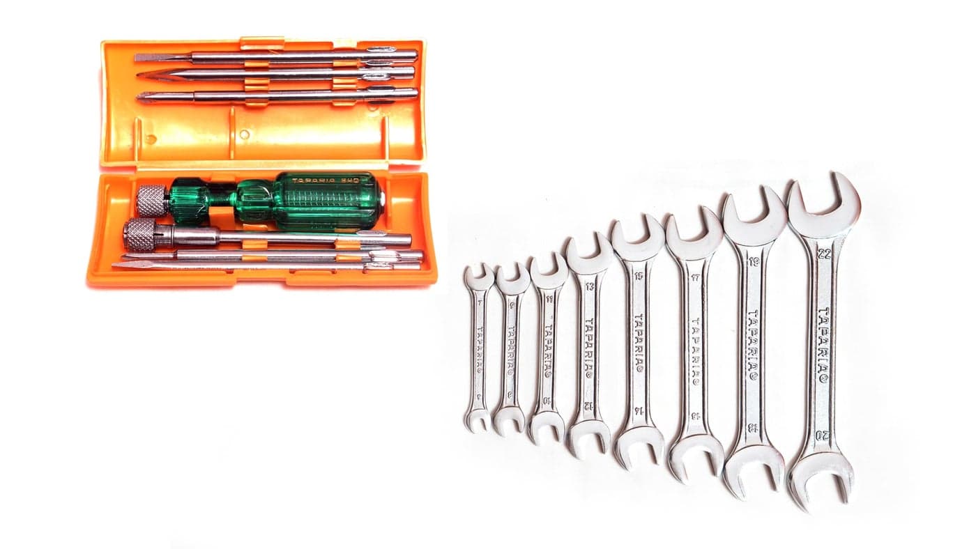 Taparia TK018 840, DEP08 Screwdriver, Spanner Set, 8 Pc