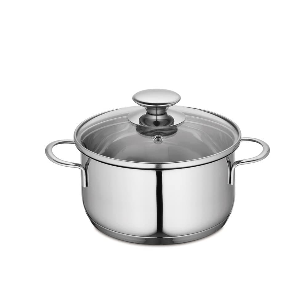 Kchenprofi Mini Stockpot with Glass Lid 16 Quart 625 Diameter