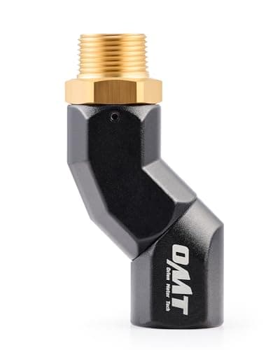 Orion Motor Tech Fuel Hose Nozzle Swivel, 3/4" Dual NPT Threads Fuel Transfer Swivel Multi Plane 360 Rotating Fuel Tank Fuel hose Connector for Fuel Pump Hose Nozzle Transfer Diesel Gasoline Kerosene