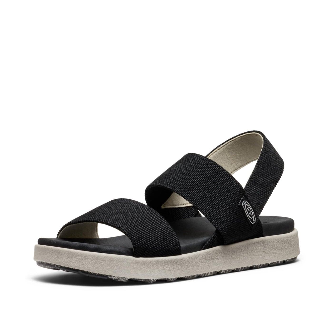 KEEN Womens Elle Backstrap Casual Platform Open Toe Wedge Sandals Black 9