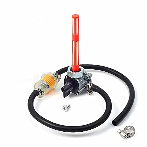 SEMOLTO Fuel Valve Petcock Shut Off Switch and Lever Screw Fit for Honda VTX1300C VTX1300R 1300S 1300TOEM16950MEM674