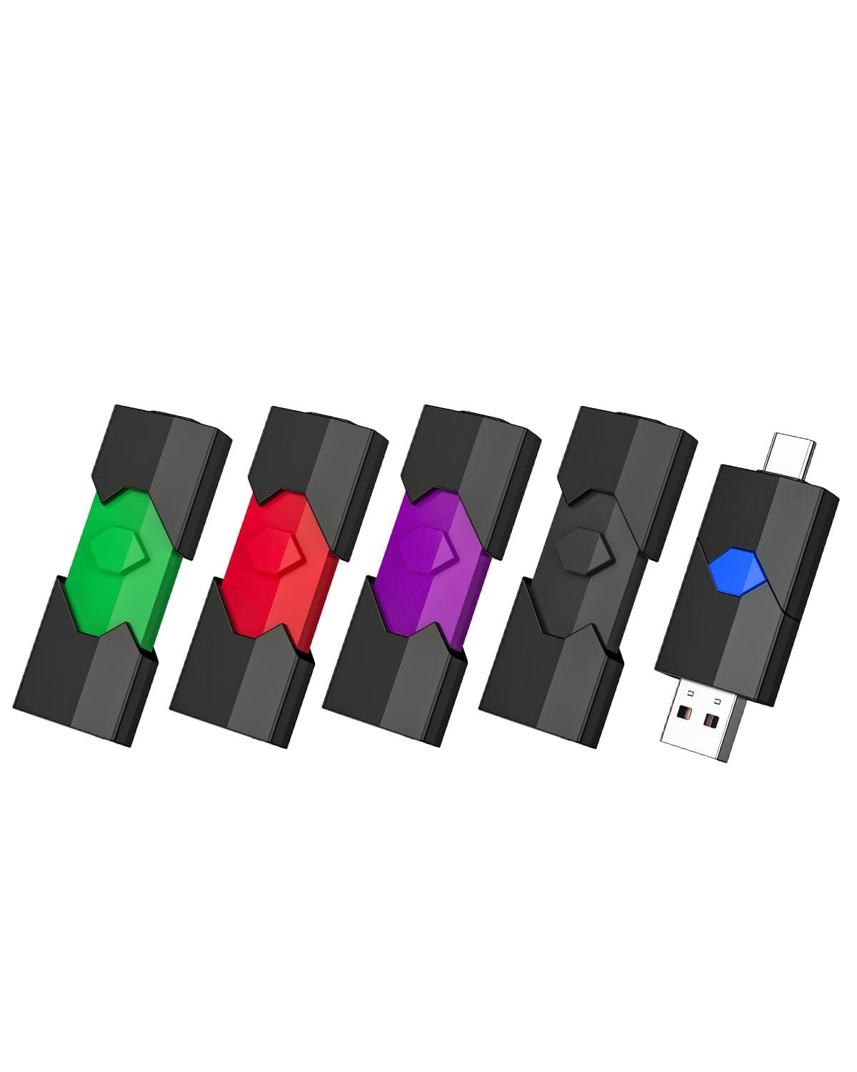 KOOTION 5-Pack USB C Pen Drive 32GB, Ultra Dual Flash Drive Type C 32GB, Memory Stick Type C OTG USB C Drive Storage for Android, PC,Tablet
