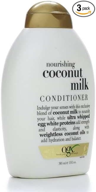 Organix Conditioner Coconut Milk 385 ml Nourishing Pack of 3