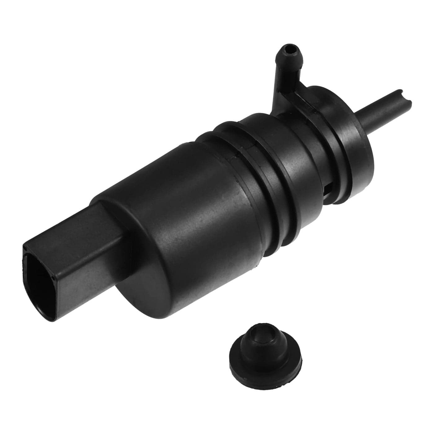 ACROPIX Windshield Washer Motor Pump with Grommet for Honda Pilot Pack of 1 Black