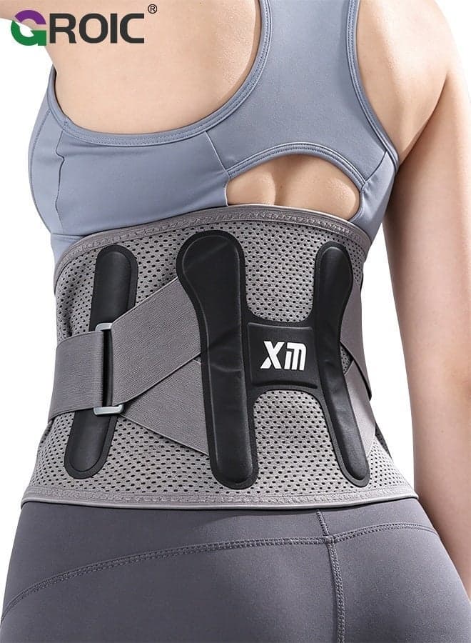 Lower Back Brace for Men & Women,Waist Brace for Lower Back Pain,Back Support Belt,Adjustable Lumbar Support Brace for Pain Relief, Breathable Waist Belt, Breathable Lumbar Support for Herniated Disc, Sciatica(S)