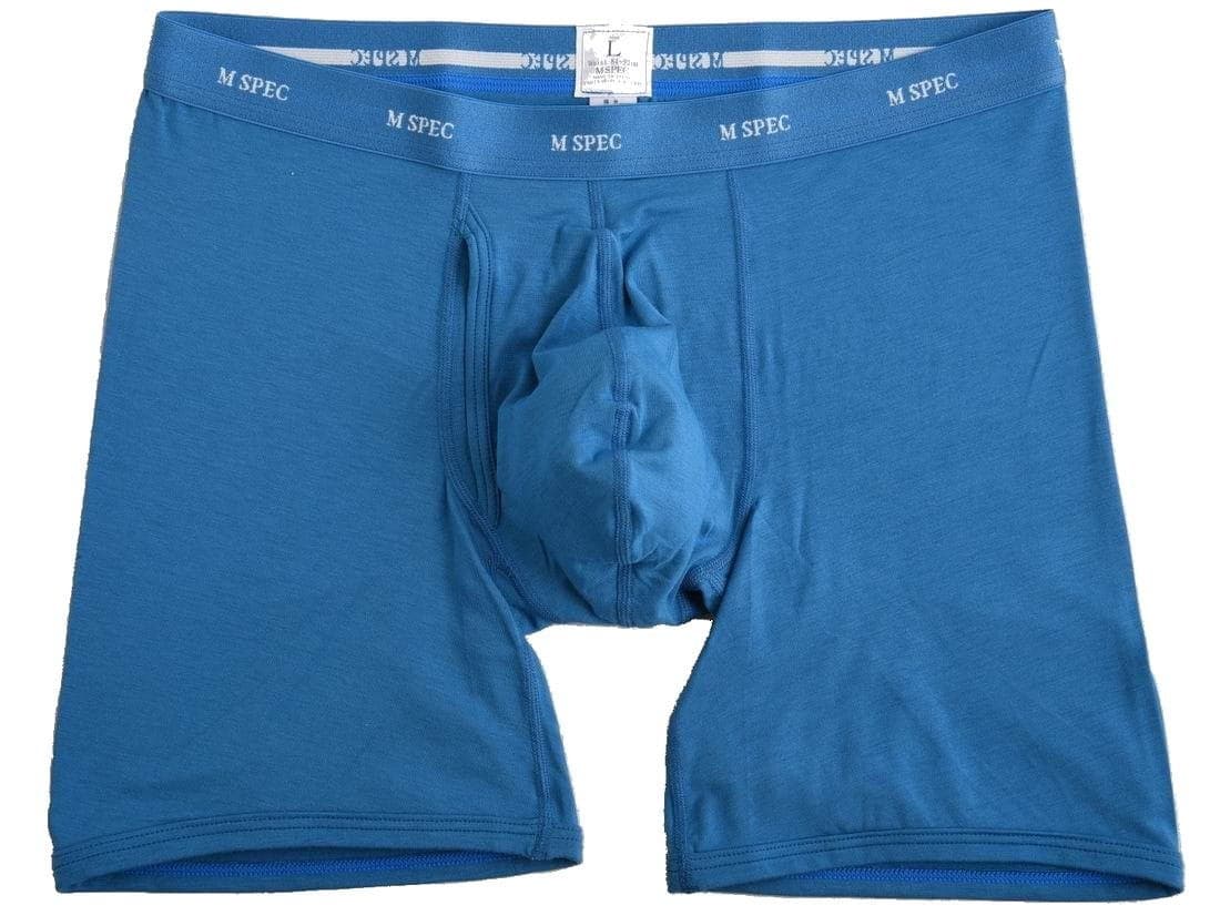 MSPEC Men's Boxer Briefs 3D-Crotch Outlast Temperature control MS2 Turquoise 3XL