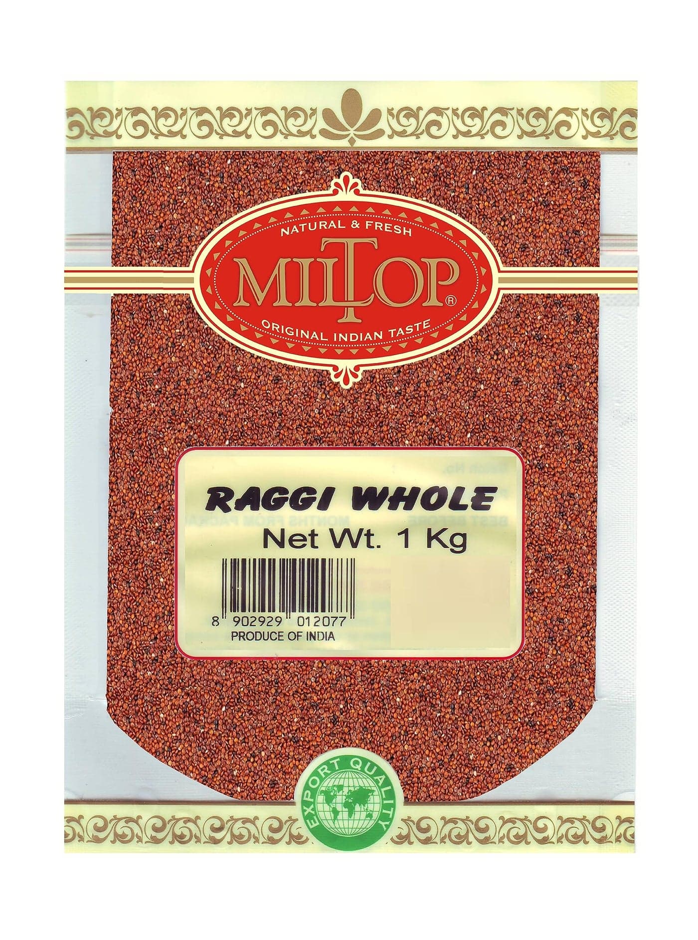 Miltop Ragi Sabut (Finger Millet Whole Grain) 1 kg
