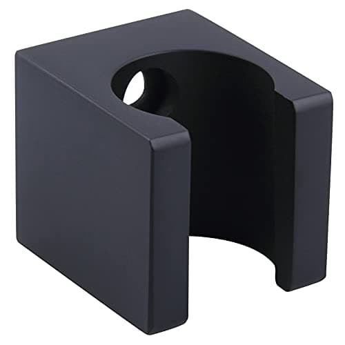 Angle Simple Shower Wand Holder, Brass Shower Head Hanger, Sprayer Nozzle Handle Bracket, Matte Black