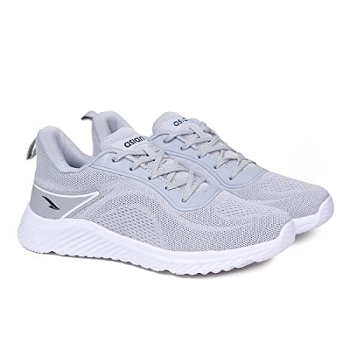 ASIAN Wonder Sports Running,Walking & Gym Shoes with Casual Sneaker Lightweight Lace-Up Shoes for Men's Delta-20 Grey,UK 6