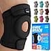 Modvel ELITE Knee Brace for Men Women Patella Gel Pads Side Stabilizers for ACL Meniscus Tear Arthritis Injury Recovery Maximum Support for Running Sports Joint Pain Relief