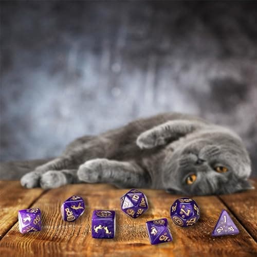 Cats Dice Set Purrito