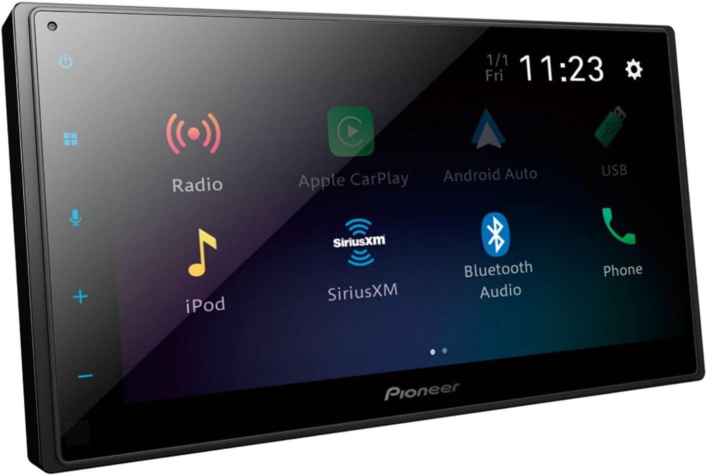 Pioneer DMH1800NEX 68 DoubleDin Digital Multimedia Receiver Built in Bluetooth Wired Apple CarPlay and Android Auto Touchscreen Rear Camera Input