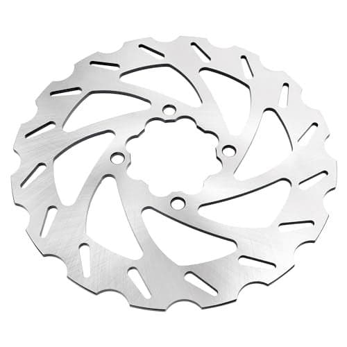 OTINUBEE Rear Brake Disc Rotor ATV 220mm Fit for YAMAHA BANSHEE 350 1987-2006, BLASTER 200 1988-2006, WARRIOR & WOLVERINE 350 1995-2005, Raptor 660R 2001-200, 2XJ-25831-50-00 2GU-25831-51-00