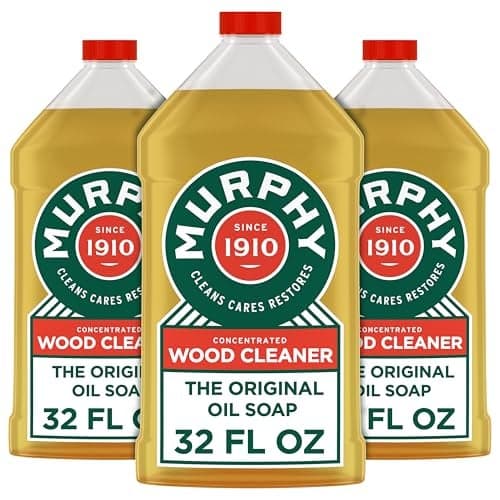Murphy Oil Soap Concentrated Formula Wood Cleaner NoRinse Floor Cleaner Citronella Oil Scent 32 fl oz Bottle 3 Pack
