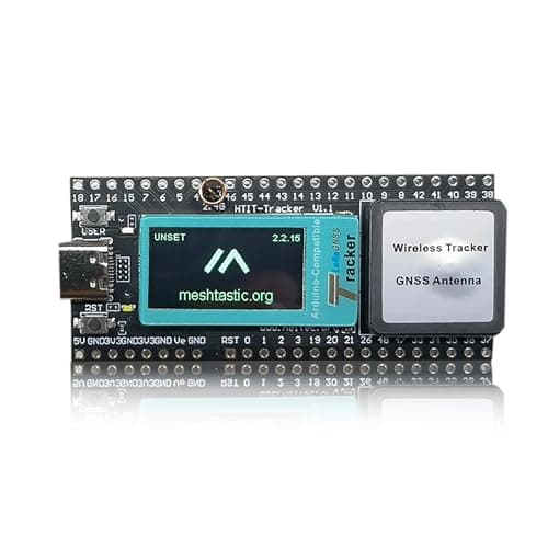 Heltec ESP32 LoRa Meshtastic Asset Wireless Tracker Development Board SX1262 Chip with Wi-Fi BLE GPS for Vehicle Bike Kids Pet Car Fitness Tracker (902-928MHz)