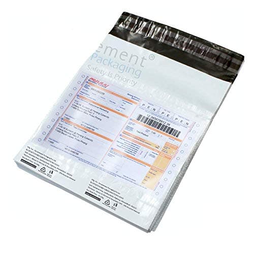 SECUREMENT® Courier Bag/Envelopes/Pouches/Cover with POD (55 Microns) Tamper proof/Security bag (100, 12x16)